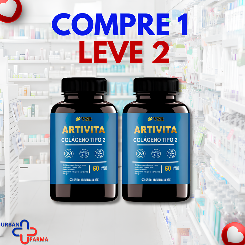 Artivita Colágeno Tipo II : Diga Adeus às Dores nas Articulações