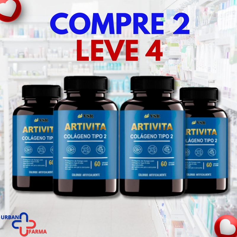 Artivita Colágeno Tipo II : Diga Adeus às Dores nas Articulações